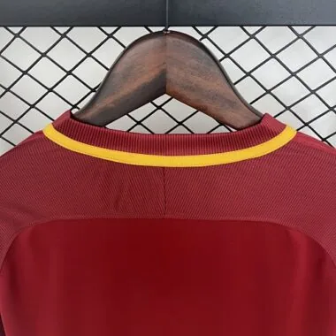 Retro 17-18 Long Sleeve Roma Home S-XXL Cheap Football Jersey Wholesale Yupoo