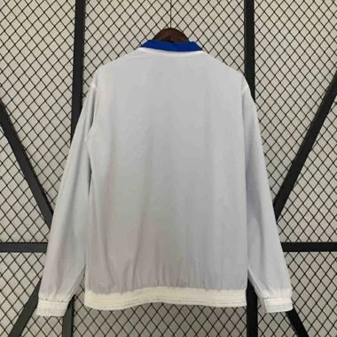 2023/24 Roma Reversible Windbreaker White&Blue Double-Sides Jacket Soccer Jerseys For Sale