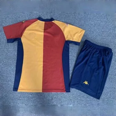 01-02 Roma Home Retro Kid Kits Youth Apparels Sport AAAAJersey Yupoo