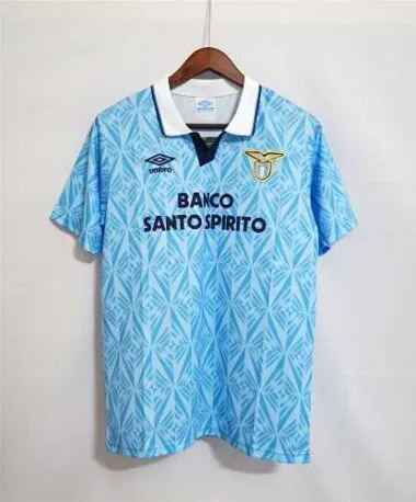 91-92 Lazio home blue