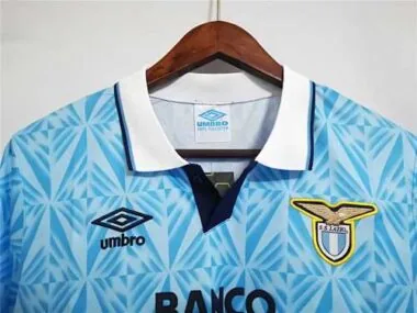 91-92 Lazio home blue