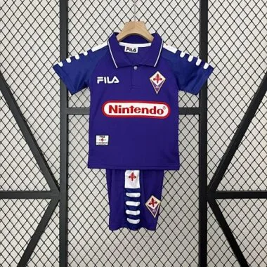 98-99 Fiorentina Home Retro Kid Kits Youth Apparels AAAAJersey Wholesale Yupoo