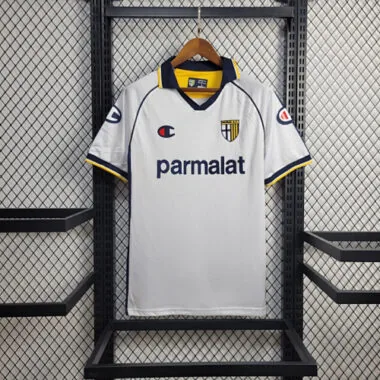 03-04 Parma Away Retro Kit Vintage Shirt