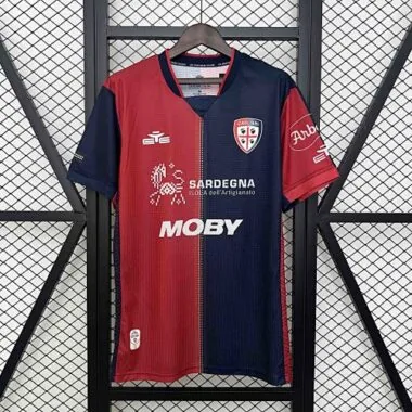 24-25 Cagliari Home Shirt Football Uniforms AAAAJersey Supplier Yupoo