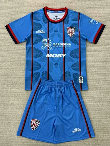 25-26 Kids Cagliari Third Away Kit Cheap Football Jersey Wholesale Yupoo