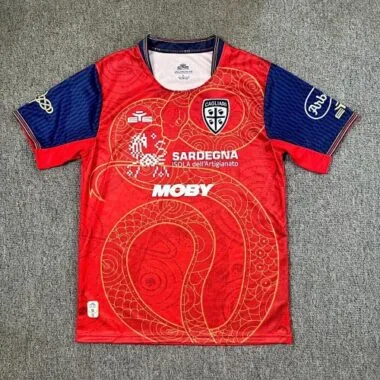 25-26 Cagliari Snake Special Edition Kit Cheap Football Jersey Wholesale Yupoo