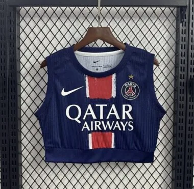 24-25 PSG Women#039;s Vest Home Kit S-XL Cheap Football Jersey Wholesale Yupoo