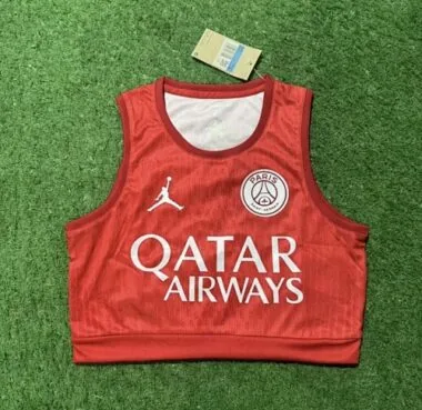 25-26 PSG Women#039;s Vest Red Kit S-XL Cheap Football Jersey Wholesale Yupoo