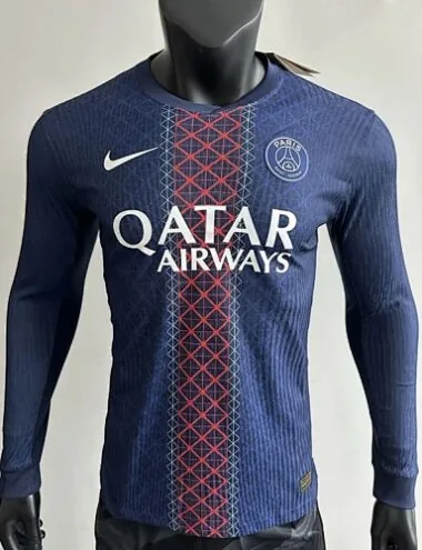 2025/26 Player PSG Home Long Sleeve Kit