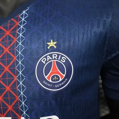 2025/26 Player PSG Home x Champions of Europe football Jersey