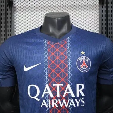 2025/26 Player PSG Home x Champions of Europe football Jersey