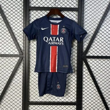 24-25 Kids PSG Home x Champions of Europe Cheap Soccer Jerseys Yupoo