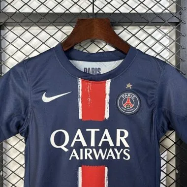 24-25 Camisolas de futebol baratas do PSG para crianças (jogo em casa) x Campeões da Europa - Yupoo
