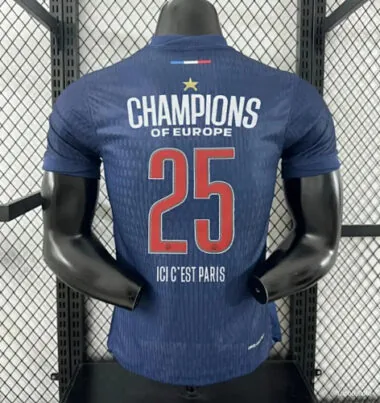 24-25 Players PSG Home x Champions of Europe 2025 Soccer Jerseys Yupoo