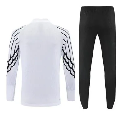 25-26 PSG White Half Zipper Tracksuit Jackets Yupoo