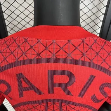 25-26 PSG Pre-Match Red Kit Player Version Shirt AAAAJersey Wholesale Yupoo