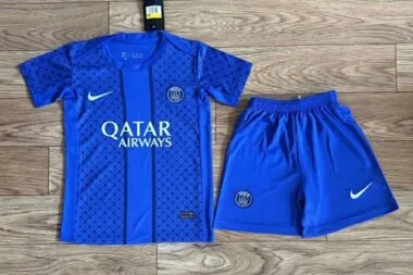 25-26 Kids PSG Pre-Match Football Jersey 16-28