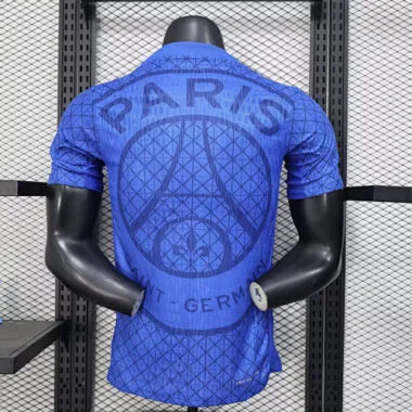 25-26 PSG Pre-Match Blue Kit Player Version Shirt AAAAJersey Wholesale Yupoo