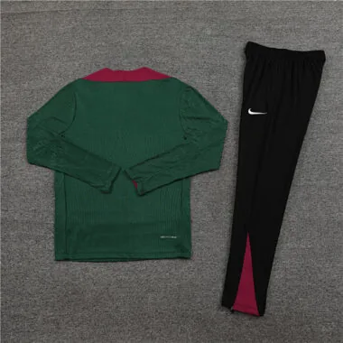 24-25 PSG Long Sleeve Tracksuit Green Training Suits