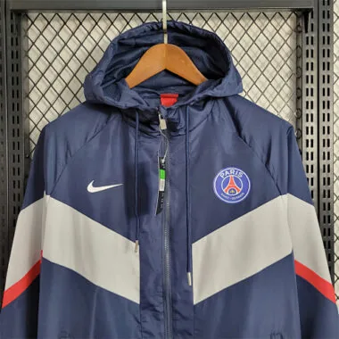Casaco de vento do PSG Branco, azul e roxo 2