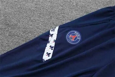 Polo Jordan PSG white sapphire blue print