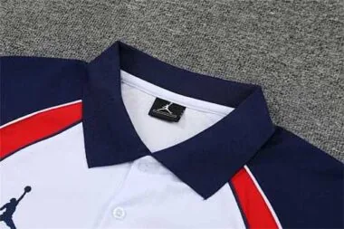 Polo Jordan PSG white and red