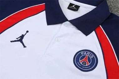 Polo Jordan PSG white and red