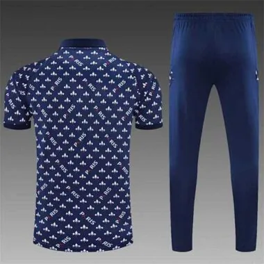 Polo Jordan PSG sapphire blue and white print