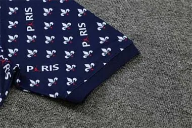 Polo Jordan PSG sapphire blue and white print