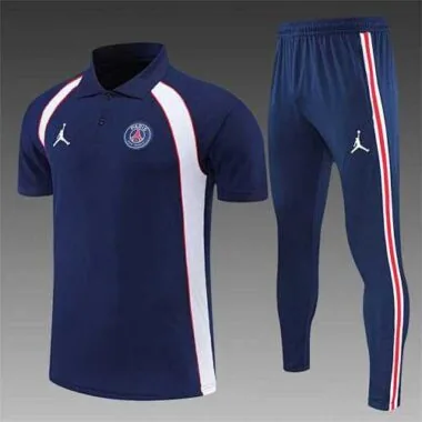 Polo Jordan PSG sapphire blue and white
