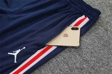 Polo Jordan PSG azul safira e branco