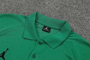 Polo Jordan PSG green corsage