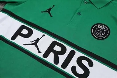 Polo Jordan PSG green corsage