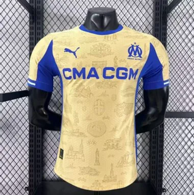 25-26 Player Marseille Fourth Away Kit Cheap Football Jersey Wholesale Yupoo
