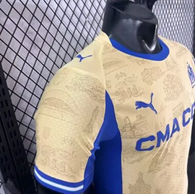 25-26 Player Marseille Fourth Away Kit Cheap Football Jersey Wholesale Yupoo