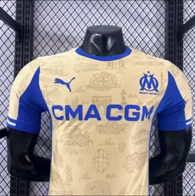 25-26 Player Marseille Fourth Away Kit Cheap Football Jersey Wholesale Yupoo