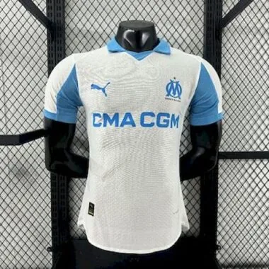 25-26 Olympique Marseille Home Kit Player Version S-4XL Football Jersey Supply Yupoo