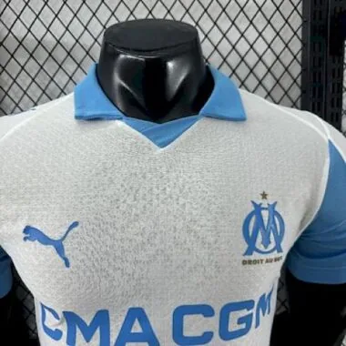 25-26 Olympique Marseille Home Kit Player Version S-4XL Football Jersey Supply Yupoo
