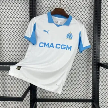 25-26 Marseille Home Kit S-4XL Cheap Football Jersey Wholesale Yupoo