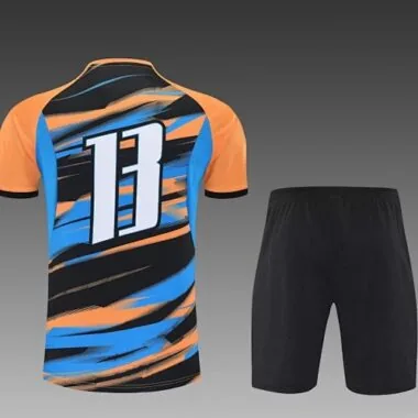25-26 Marseille Short Sleeve Training Kit Tracksuit Yupoo