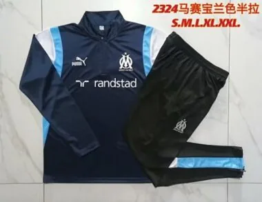23-24 Marseille Long Sleeve Training Suit Yupoo(6)
