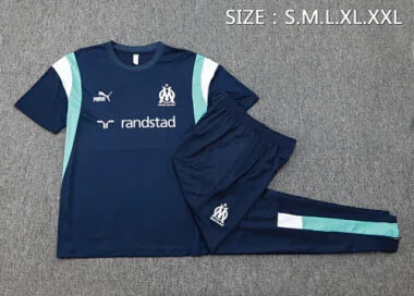 23-24 Marseille Short Sleeve Tracksuit Yupoo(2)