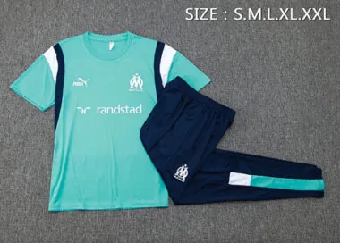 23-24 Marseille Short Sleeve Tracksuit Yupoo(1)