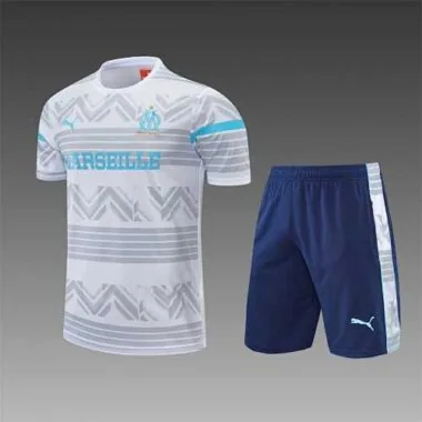22-23 Marseille vest training suit kit dark blue white1684405084000