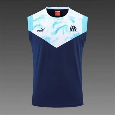 22-23 Marseille vest training suit kit dark blue white