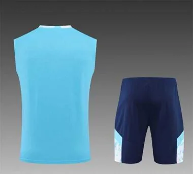 22-23 Marseille vest training suit kit blue