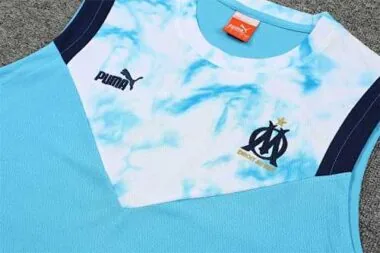 22-23 Marseille vest training suit kit blue