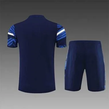 22-23 Marseille training suit short sleeve kit blue