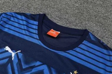 22-23 Marseille training suit short sleeve kit blue