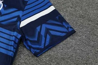 22-23 Marseille training suit short sleeve kit blue